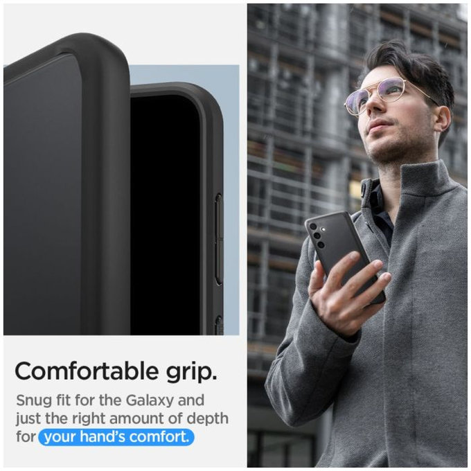 Spigen - Puzdro Ultra Hybrid pre Samsung Galaxy S24+, Matte Black