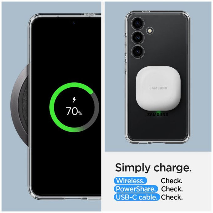 Spigen - Puzdro Ultra Hybrid pre Samsung Galaxy S24+, Matte Black