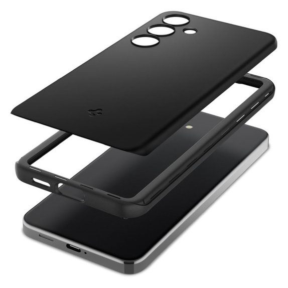 Spigen - Puzdro Thin Fit pre Samsung Galaxy S24, čierna
