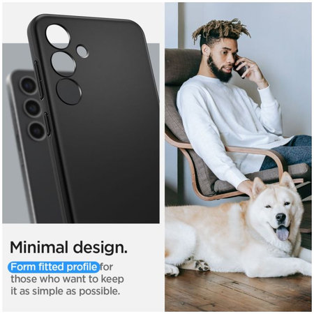 Spigen - Puzdro Thin Fit pre Samsung Galaxy S24, čierna