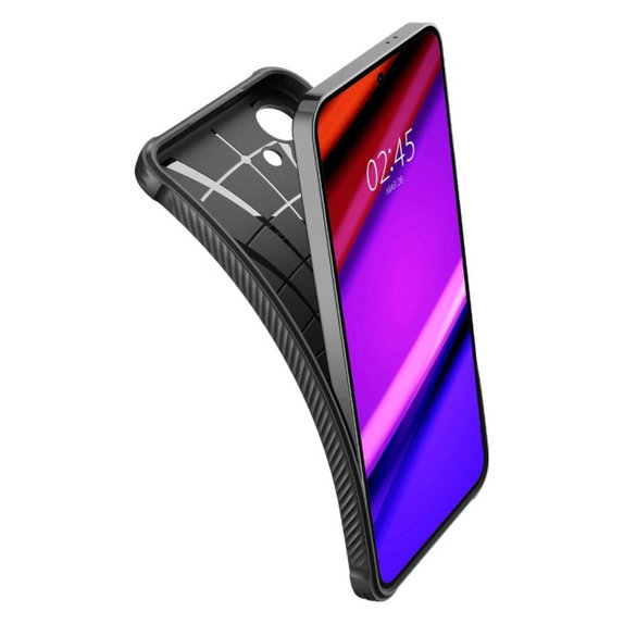 Spigen - Puzdro Rugged Armor pre Samsung Galaxy S24, Matte Black