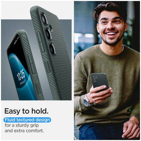 Spigen - Puzdro Liquid Air pre Samsung Galaxy S24, Abyss Green