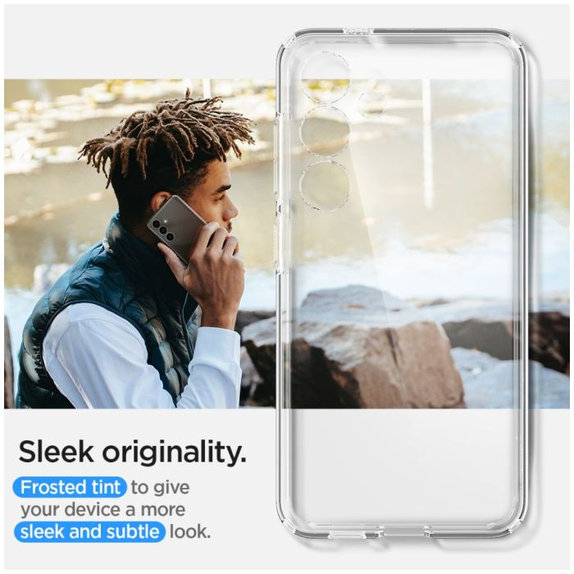 Spigen - Puzdro Ultra Hybrid pre Samsung Galaxy S24, transparentná