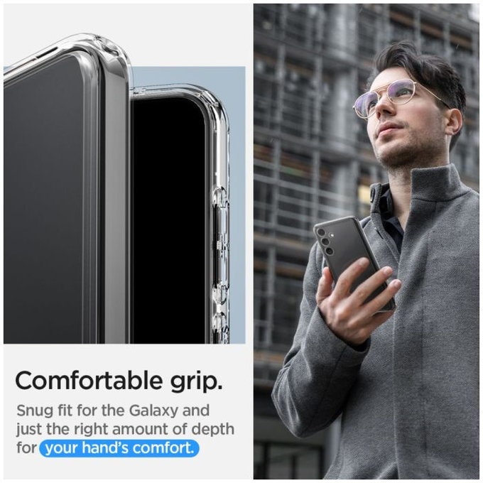 Spigen - Puzdro Ultra Hybrid pre Samsung Galaxy S24, transparentná