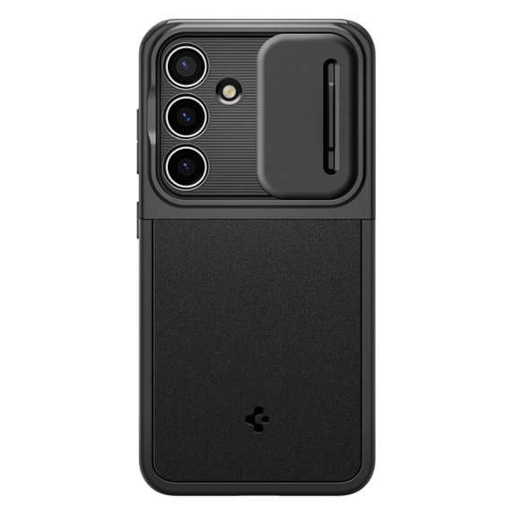 Spigen - Puzdro Optik Armor pre Samsung Galaxy S24, čierna