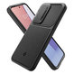 Spigen - Puzdro Optik Armor pre Samsung Galaxy S24, čierna
