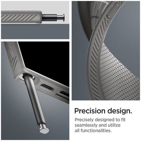 Spigen - Puzdro Liquid Air pre Samsung Galaxy S24 Ultra, Granite Grey