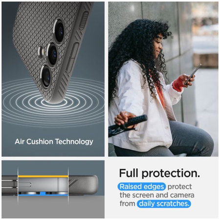 Spigen - Puzdro Liquid Air pre Samsung Galaxy S24, Granite Grey