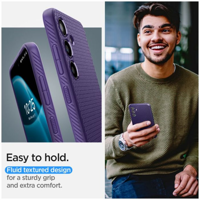 Spigen - Puzdro Liquid Air pre Samsung Galaxy S24, Deep Purple