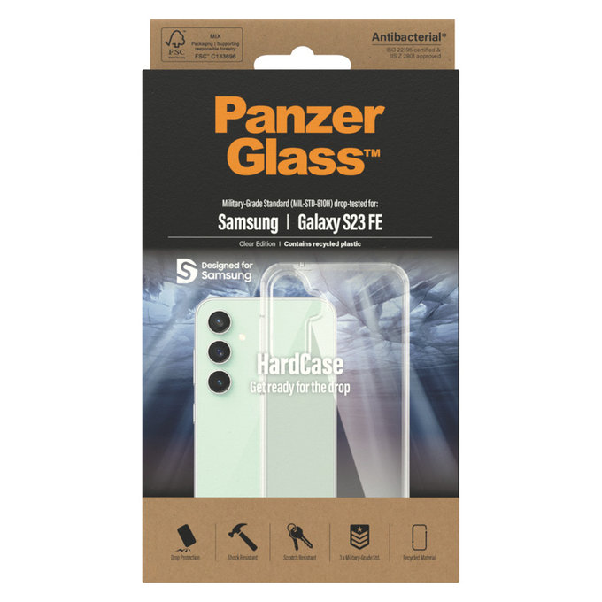 Puzdro HardCase AB pre Samsung Galaxy S23 FE, Transparentná, PanzerGlass