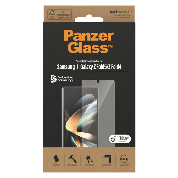 Tvrdené sklo AB pre Samsung Galaxy Z Fold5/Z Fold4, Číra, PanzerGlass