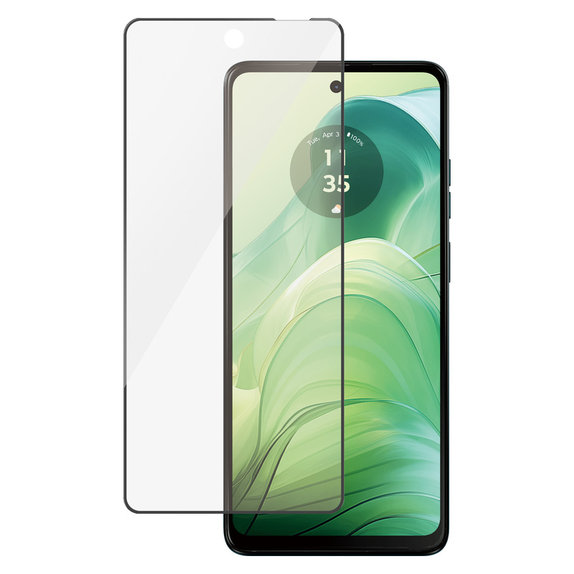 Tvrdené sklo UWF pre Motorola Moto G04/E14/G24 Power, Čierna, PanzerGlass