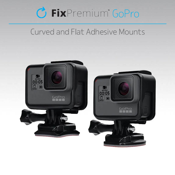 FixPremium - Sada Lepiek pre GoPro Držiaky