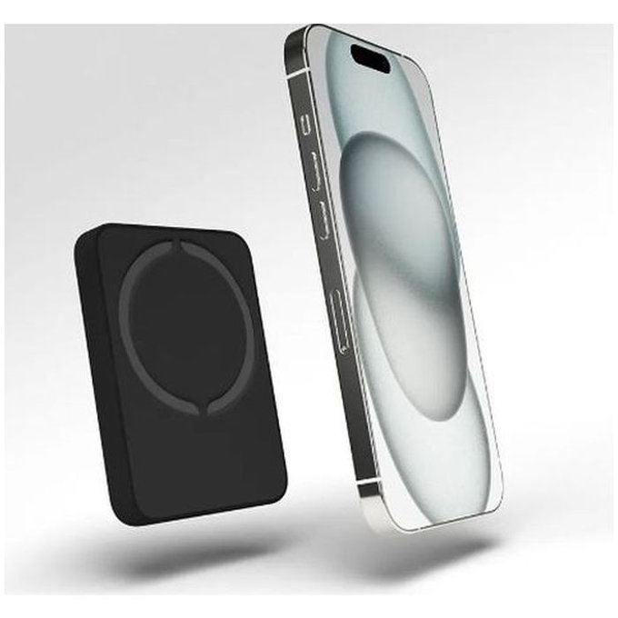 PURO - MagSafe PowerBank 4200 mAh 5W, USB-C, čierna