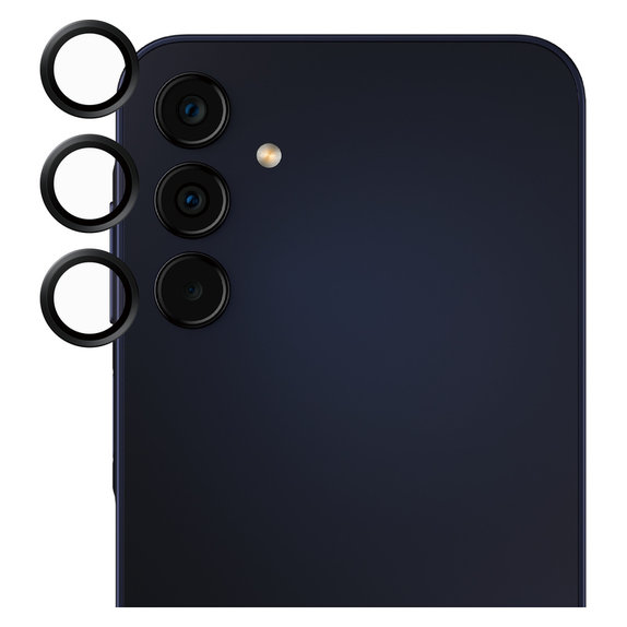 Ochranný kryt objektívu pre Samsung Galaxy A15/A15 5G, Čierna, SAFE by PanzerGlass