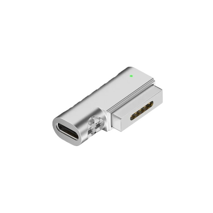 FixPremium - Redukcia USB-C - MagSafe 2, strieborná