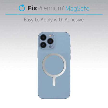FixPremium - Magnet pre MagSafe Ultra, strieborná