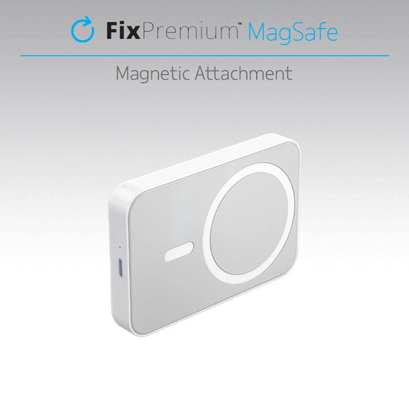 FixPremium - MagSafe PowerBank so Stojanom 5000mAh, čierna