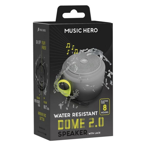 Music Hero - Bezdrôtový reproduktor DOME 2.0, 3 W, čierna