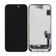 Displej Soft OLED pre iPhone 15, Dotykové sklo s rámom, FixPremium
