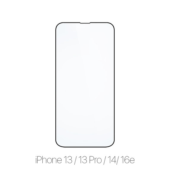 FixPremium FullCover Glass - Tvrdené Sklo pre iPhone 13, 13 Pro, 14 a 16e (10 Pack)