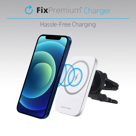 FixPremium - Autonabíjačka s MagSafe V2, biela