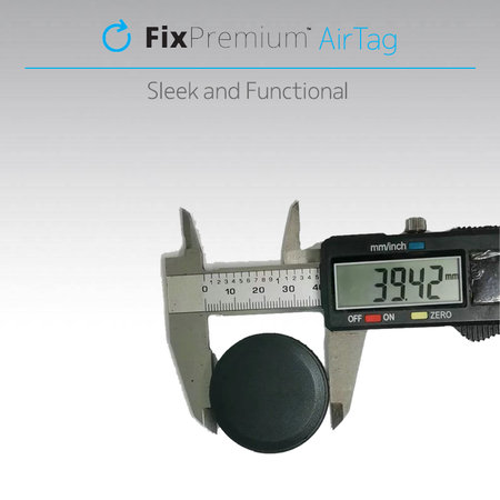 FixPremium - Ochranná krytka pre AirTag, čierna