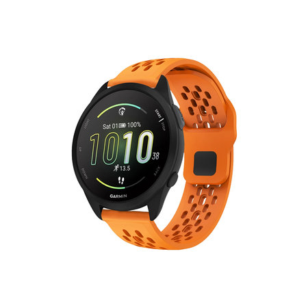 FixPremium - Univerzálny Silikónový Remienok pre Garmin (22mm), oranžový