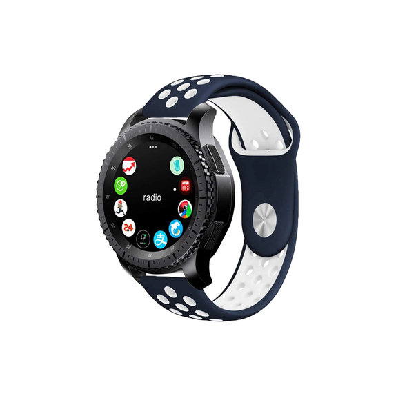 FixPremium - Silikónový Športový Remienok pre Garmin (22mm), modrý