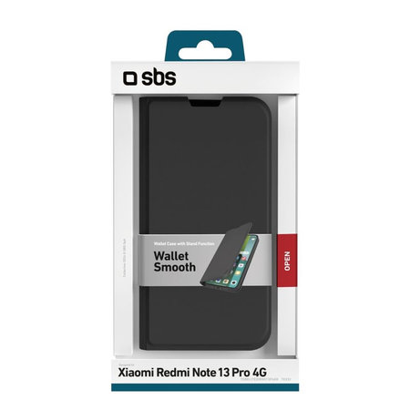 SBS - Puzdro Book Wallet Lite pre Xiaomi Redmi Note 13 Pro 4G, čierna