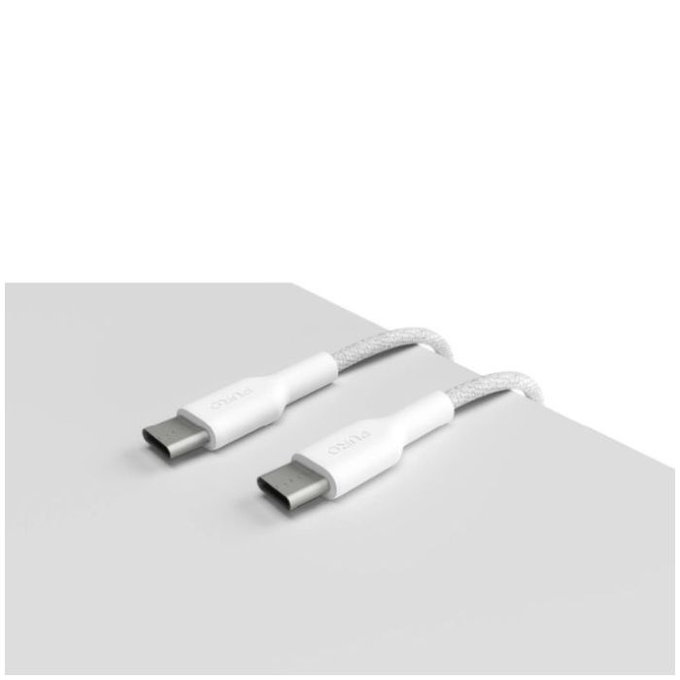 PURO - Kábel USB-C / USB-C, 240W, Fabrik FABK4, 2 m, biela