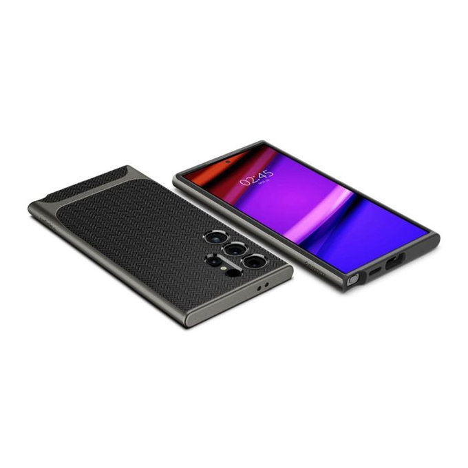 Spigen - Puzdro Neo Hybrid pre Samsung Galaxy S24 Ultra, Gunmetal