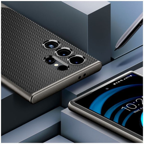 Spigen - Puzdro Neo Hybrid pre Samsung Galaxy S24 Ultra, Gunmetal