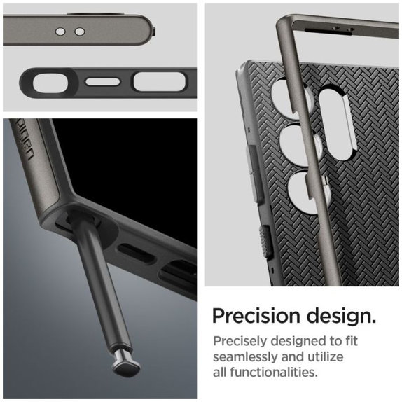 Spigen - Puzdro Neo Hybrid pre Samsung Galaxy S24 Ultra, Gunmetal