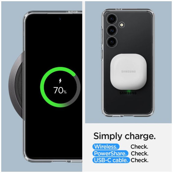 Spigen - Puzdro Ultra Hybrid pre Samsung Galaxy S24 Plus, Crystal Clear
