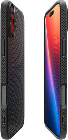 Spigen - Puzdro Liquid Air pre iPhone 16 Plus, matte black