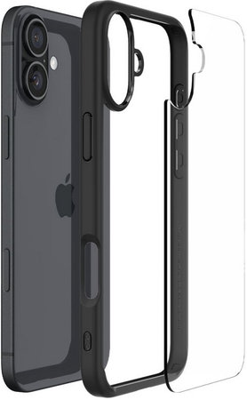 Spigen - Puzdro Ultra Hybrid pre iPhone 16 Plus, matte black