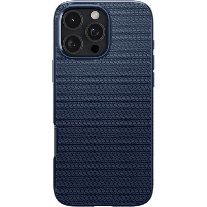 Spigen - Puzdro Liquid Air pre iPhone 16 Pro, navy blue