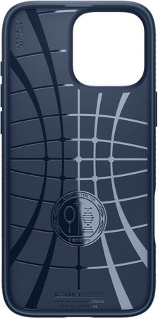 Spigen - Puzdro Liquid Air pre iPhone 16 Pro, navy blue