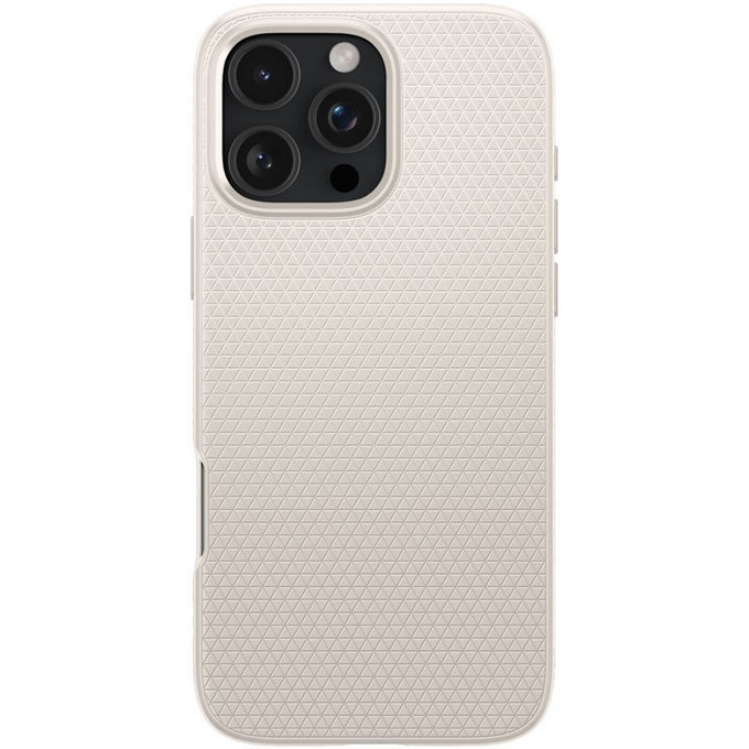 Spigen - Puzdro Liquid Air pre iPhone 16 Pro, natural titanium