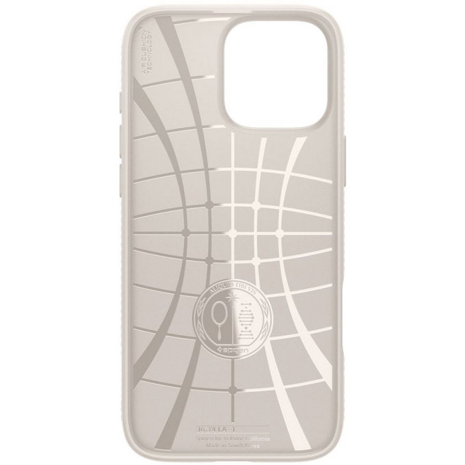 Spigen - Puzdro Liquid Air pre iPhone 16 Pro, natural titanium