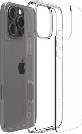 Spigen - Puzdro Ultra Hybrid pre iPhone 16 Pro, crystal clear