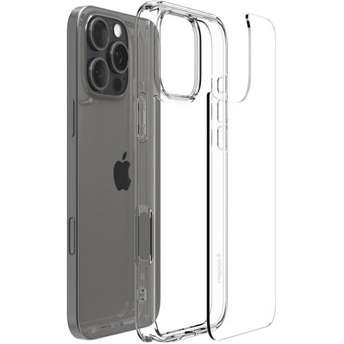 Spigen - Puzdro Ultra Hybrid pre iPhone 16 Pro, crystal clear