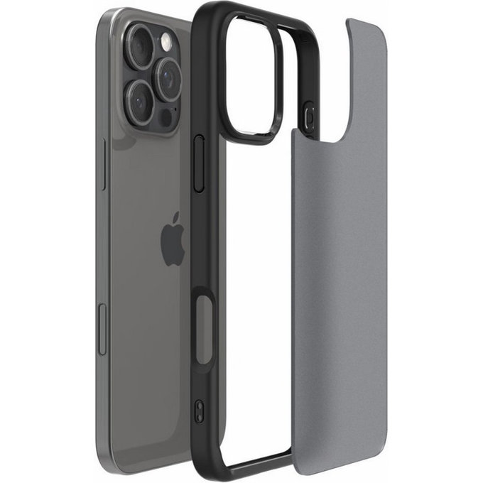 Spigen - Puzdro Ultra Hybrid pre iPhone 16 Pro, frost black