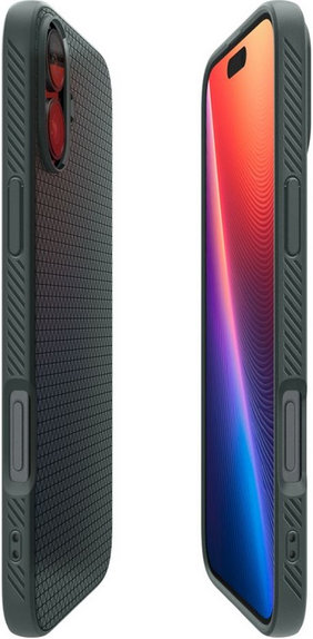 Spigen - Puzdro Liquid Air pre iPhone 16, abyss green