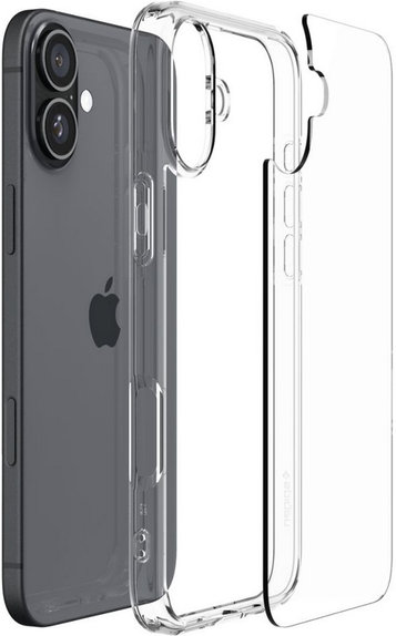 Spigen - Puzdro Ultra Hybrid pre iPhone 16, crystal clear