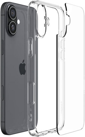Spigen - Puzdro Ultra Hybrid pre iPhone 16, crystal clear