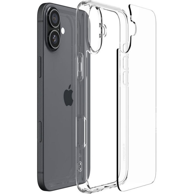 Spigen - Puzdro Ultra Hybrid pre iPhone 16, crystal clear