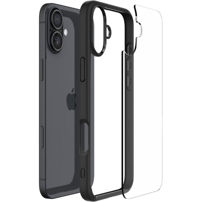 Spigen - Puzdro Ultra Hybrid pre iPhone 16, matte black