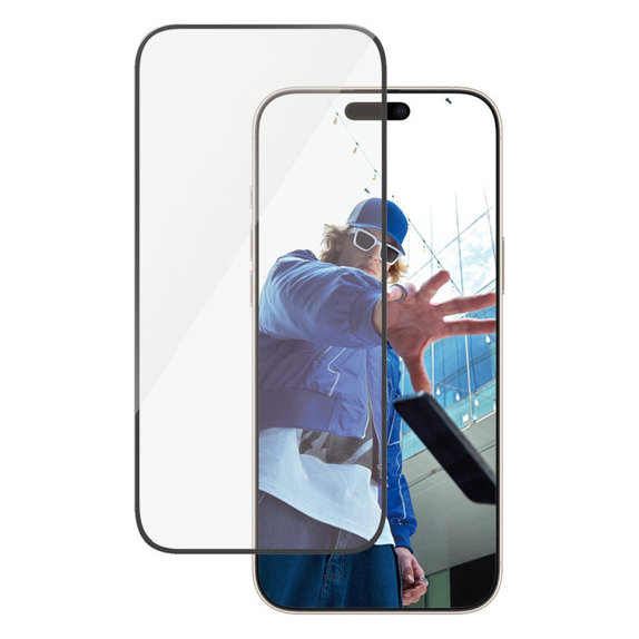 Tvrdené sklo UWF s aplikátorom pre iPhone 16 Pro Max, Čierna, PanzerGlass